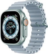Ocean bandje - 49mm - Lichtblauw - Geschikt voor Apple Watch Ultra