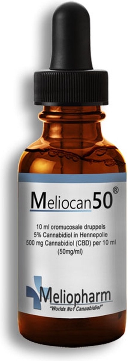 Meliopharm Meliocan50 CBD Olie 5% - Meliopharm
