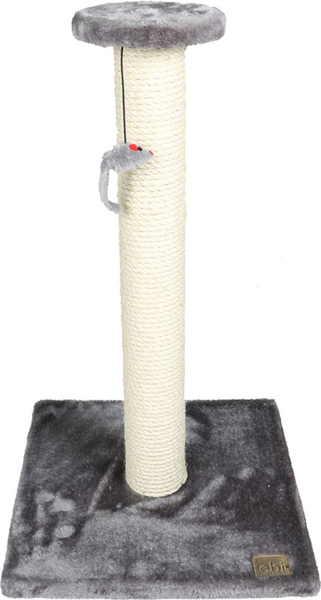 Ebi Krabpaal Classic Eco stamp - Grijs/Zwart/Beige - 35 x 35 x 60cm
