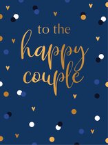 Kaart - A4 formaat - To the happy couple - MAX016-A