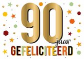 Carte - Marguerite - félicitations 90 ans - DSY036