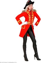 Widmann - Circus Kostuum - Statige Franse Parade Jas Rood Vrouw - Rood - Medium - Carnavalskleding - Verkleedkleding