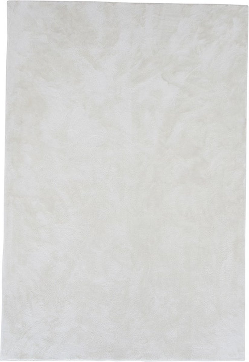 Nest living Kelsey Vloerkleed Wit - Rond - Fluffy - Kleed voor Kinderkamer, Woonkamer, Slaapkamer - Scandinavisch - Zacht - 200 x 300 cm