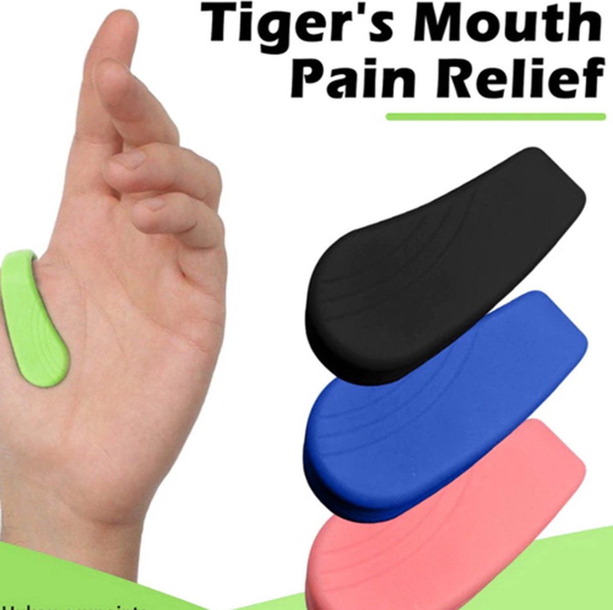 Goedkoopste Acupunctuur Clip I Anti Stres I Hand Ontspanner I Handmassage I Tijger Acupunten I Massage Clip I Neon Groen
