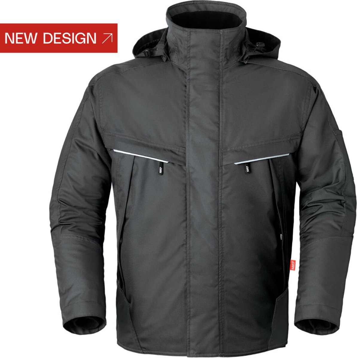 HAVEP Rainshell Attitude 50448 Charcoal Zwart