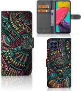 GSM Hoesje Geschikt voor Samsung Galaxy M53 Flip Case Aztec