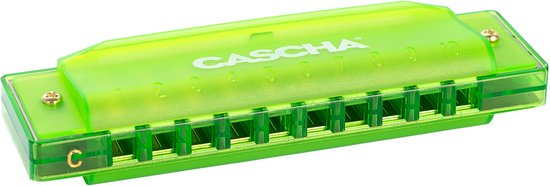Cascha Verlag Fun Blues Mundharmonika Grün - Diatonische mondharmonica