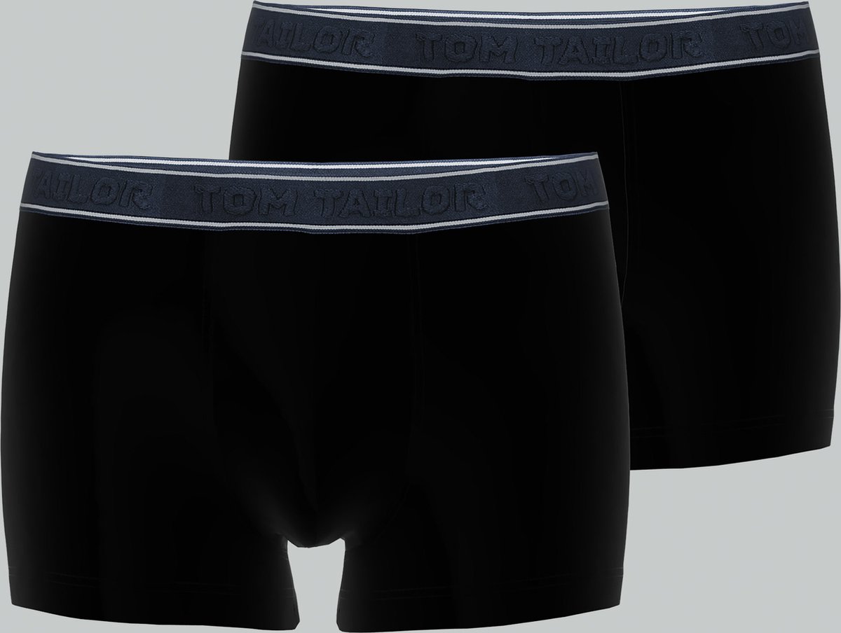 TOM TAILOR Vancouver - 2-pack Heren Long Boxer - Zwart