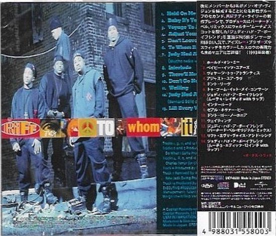 Riff - To Whom It May Concern (CD) | 4988031558003 | Boeken | bol