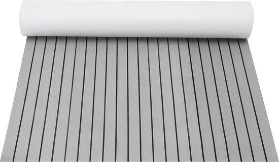 Tapis de terrasse auto-adhésif pour bateau - Tapis de terrasse en mousse de teck EVA - Revêtement de sol de yacht - Lavable-2400x1200x5mm