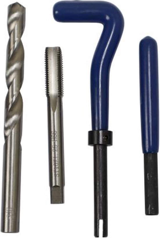 Helicoil schroefdraad reparatieset 15delig Metrisch fijn ISO M10 x 1.