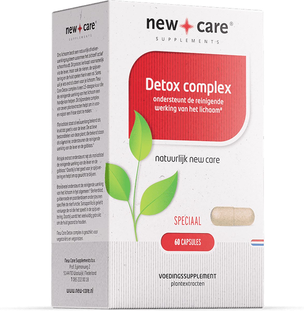 Goedkoopste New Care Detox complex - 15-daagse reinigingskuur - 60 capsules - vegan