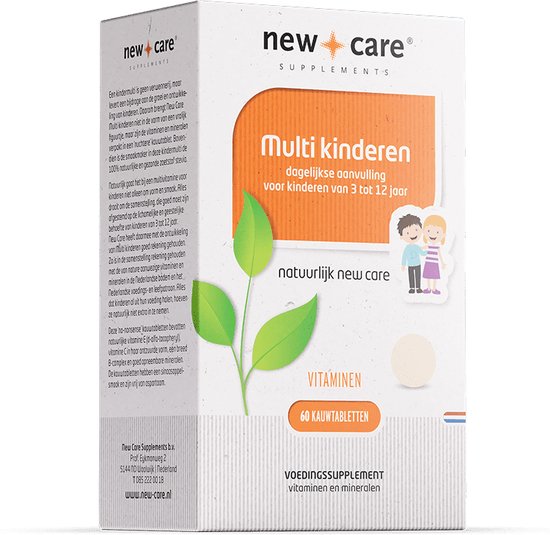 New Care Multivitamine kind - 60 kauwtabletten