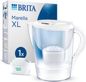 BRITA Waterfilterkan Marella XL + 1 stuk MAXTRA PRO Filterpatronen - 3,5 L - Wit | Waterfilter, Brita Filter