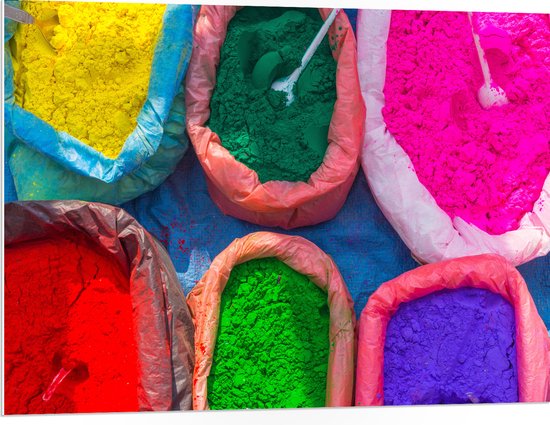 Rangoli-kleuren. Kleine Jongen Met De Holi - Kleuren. Hindu Ritual Festival Holi - Concept Stock Rangoli-kleuren. Kleine Jongen Met De Holi - Kleuren. Hindu Ritual Festival Holi - Concept Stock