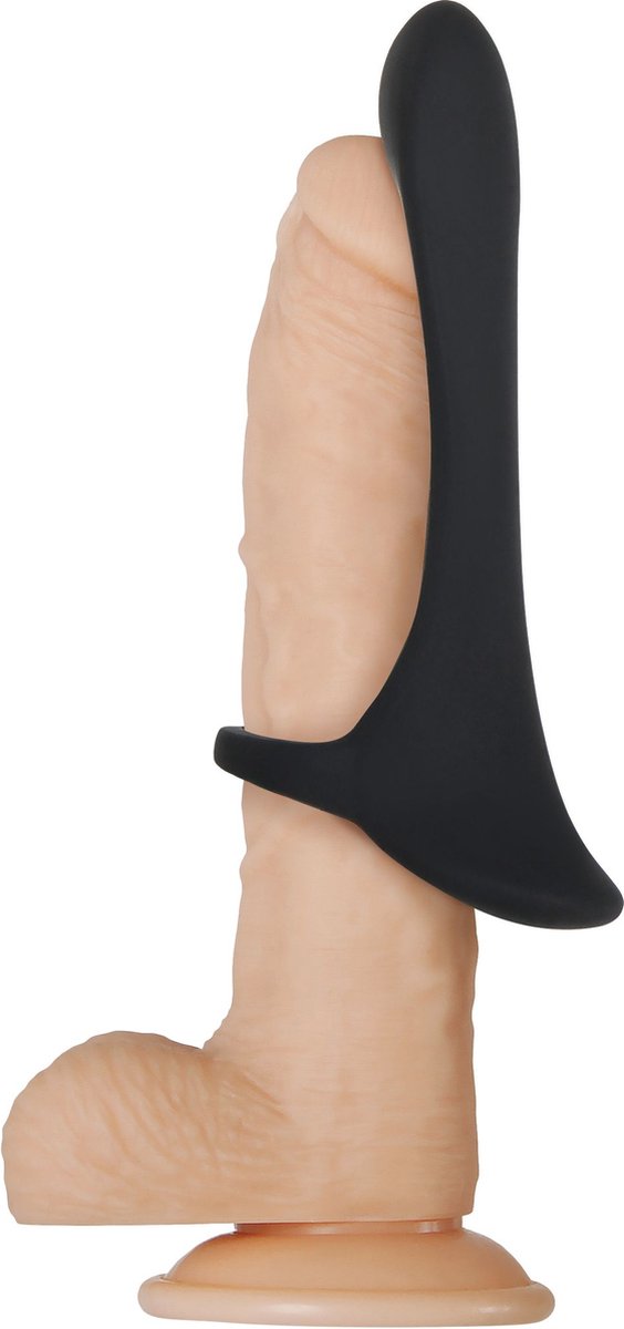 Evolved - Cock Armor Vibrerende Cockring - Zwart