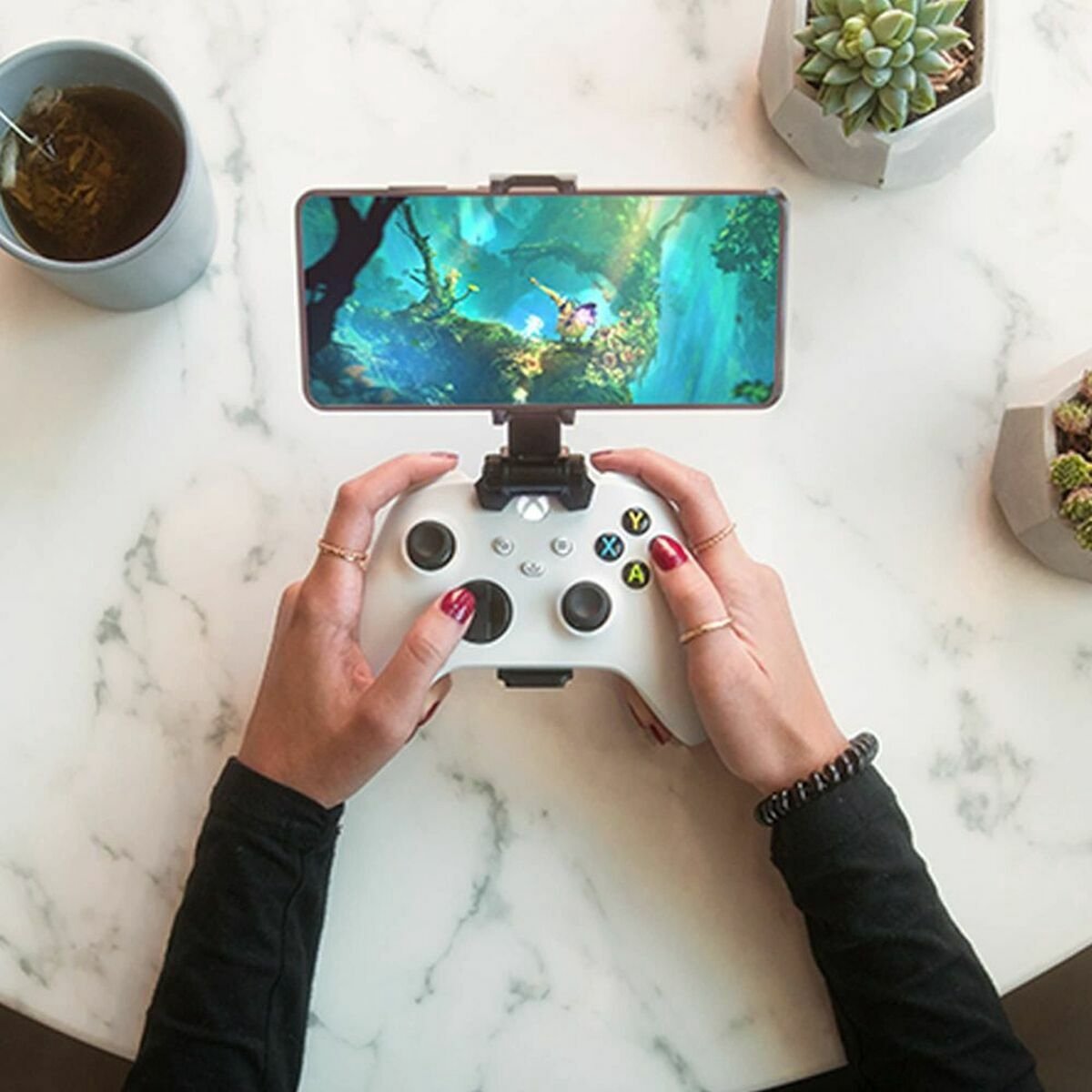 Xbox Draadloze Controller - Robot White - Xbox, PC, Cloud Gaming – foto 6