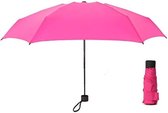 Opvouwbare Mini Paraplu - Fuchsia - Roze - Regen - Herfst - Paraplu