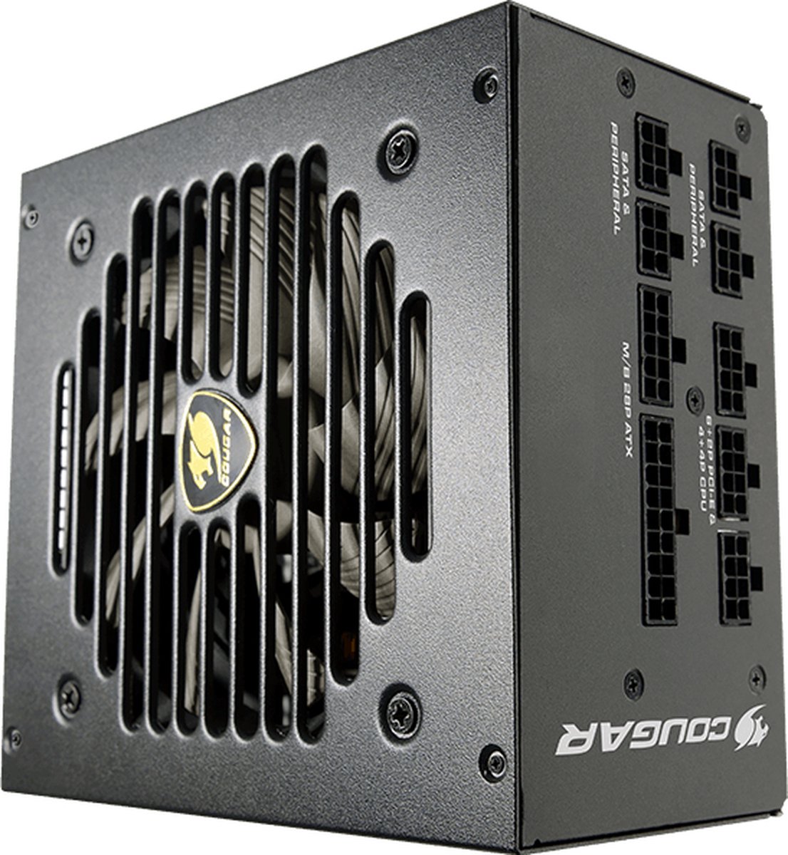 Cougar GEX850 850W volledig modulair 80 Plus Gold Hoge efficiëntie interne voeding -Zwart