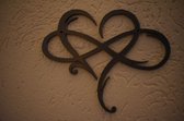 Wanddecoratie Infinity hart