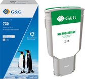 G&G Huismerk P2V72A XL Inktcartridge Alternatief voor HP 730 grijs hoge capaciteit