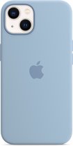 Apple Hoesje Siliconen Geschikt voor iPhone 13 - Apple Silicone Backcover MagSafe - blauw