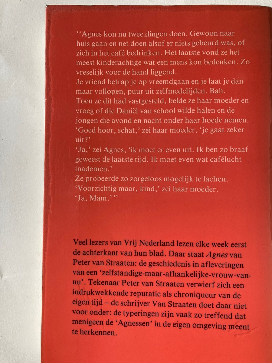 Agnes - back cover