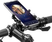 Fiets Motorfiets Mobiele Telefoon Houder voor 4.2-6.8 inch Smartphone 360​​° Draaibare Ebikes Houder voor Stuur 22.2 tot 31.8mm Universeel