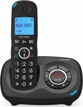 Alcatel XL 595 Black Solo Dect Huisttelefoon met Antwoordapparaat en grote toetsen