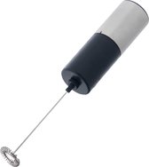 Bol.com Kinvara Melkopschuimer - zwart/grijs - metaal/kunststof - op batterijen - 35 x 214 cm aanbieding