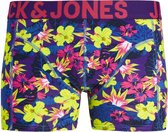 Jack&Jones Heren Hibiscus Trunks 3 Pack Navy Blazer L