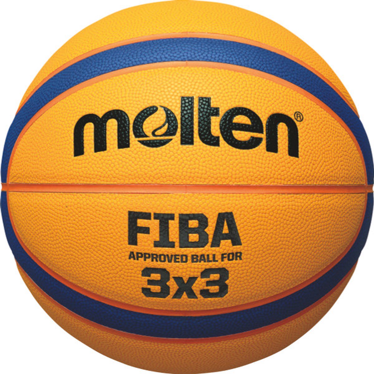 Molten BasketbalKinderen en volwassenen - geel/blauw/zwart