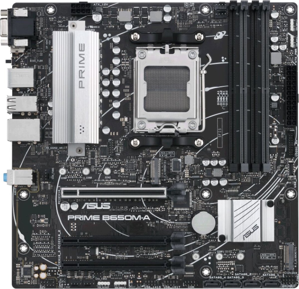 ASUS PRIME B650M-A AX RAID, 2.5 Gb-LAN, Sound, µATX