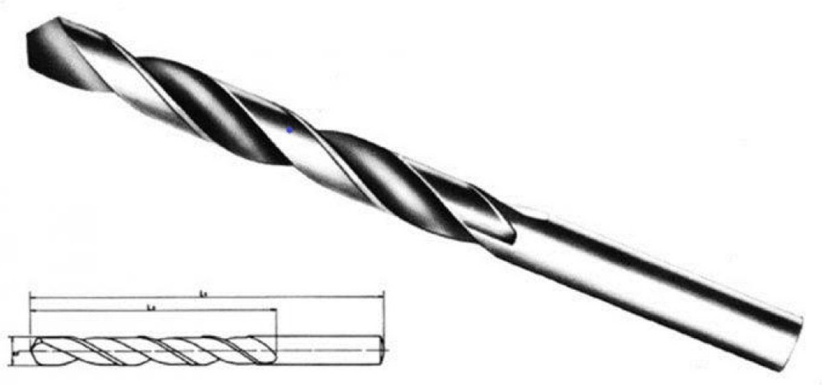 Metaalboor Raltec DIN338 10mm HSS rolgewalst