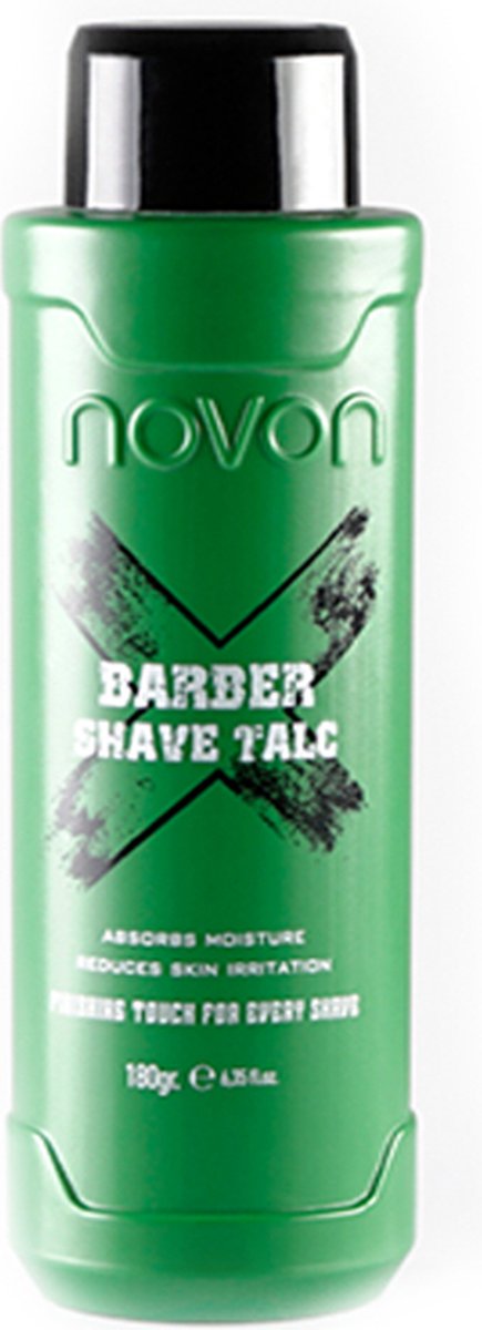 Novon Professional Talkpoeder - 180 gr - Barber Shave Talc