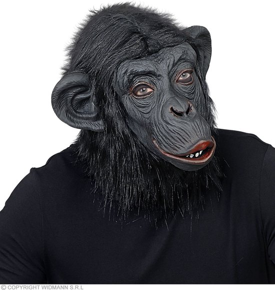 masque unisexe Chimpanzee noir taille unique