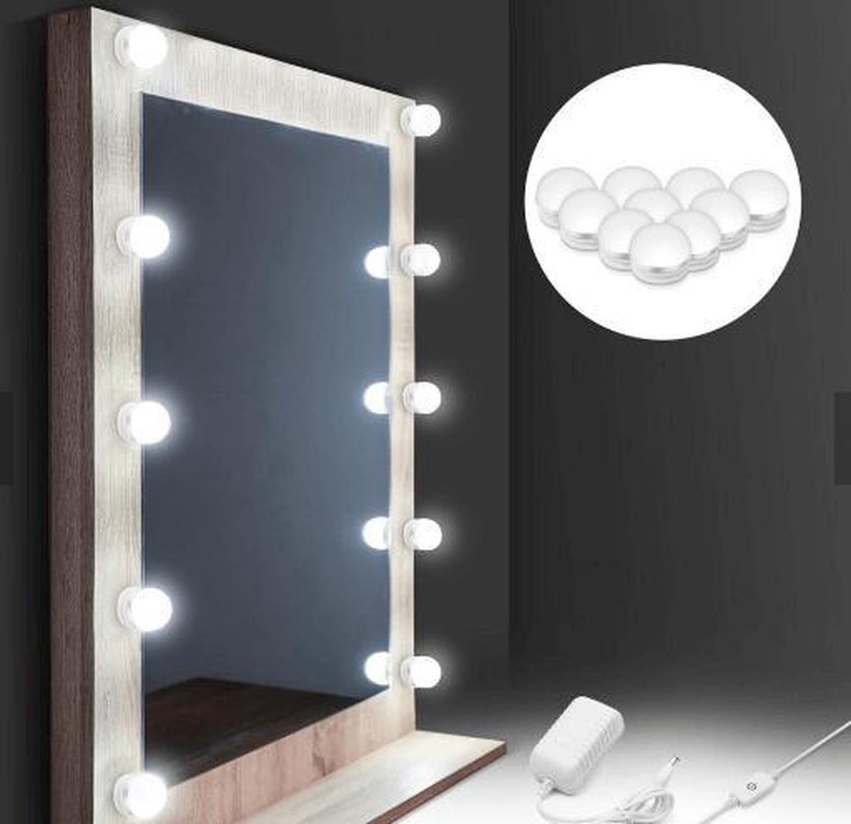 Lampe LED USB 12V pour miroir de maquillage, ampoule pour