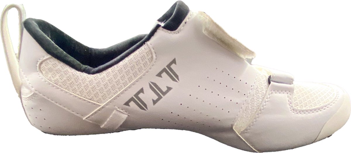 TriTiTan HAWK TR+ Triathlon Cycling Shoe - triatlon schoenen - fietsschoenen - race schoenen - Wit - 43