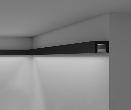 HEXIMO Led-schaduwvoeg-profiel, stuclijsten, indirecte verlichting, XPS