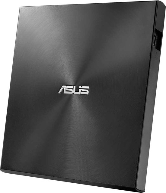 ASUS ZenDrive U8M (SDRW-08U8M-U), Zwart, Lade, Horizontaal, Desktop/Laptop, DVD±RW, USB Type-C - ASUS