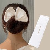 Hiden | Stijlvolle Vlinder Haarband - Verfijnde Accessoire voor een Tijdloze Look - Haaraccessoires | Wit