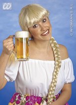 Widmann - Boeren Tirol & Oktoberfest Kostuum - Pruik, Helga - Blond - Bierfeest - Verkleedkleding