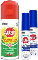 Autan Insectenspray Tropical Dry en 2x Na De Beet Gel Pakket