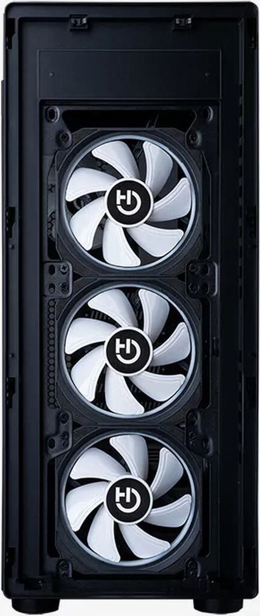 ATX Semi-toren doos Hiditec H1 AIR Zwart