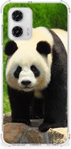 TPU Siliconen Hoesje Motorola Moto G73 GSM Hoesje met doorzichtige rand Panda