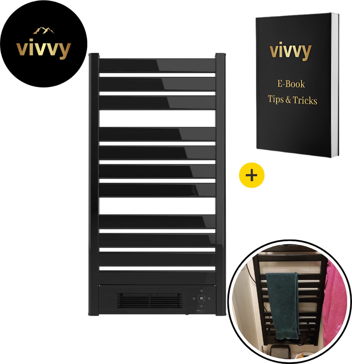 Goedkoopste Wanddroogrek - Droogrek Muur Verwarmd - Wanddroogrek Inklapbaar Met Display - 100 Tevredenheidsgarantie - 55 12.5 103 Cm - Incl. Afstandsbediening