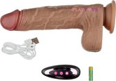 Siliconen Dildo Vibrator - XXL - Dildo met Zuignap, Afstandsbediening & Warmte Functie - Vibrators voor Vrouwen en Mannen voor Vagina en Anaal