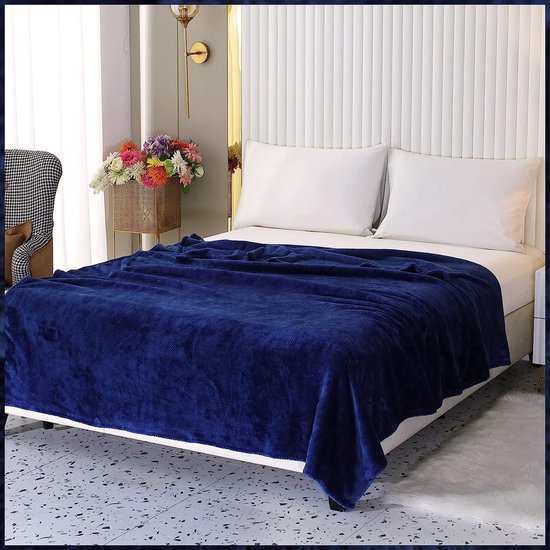 Brooklyn + Jax Sherpa-Fleece-Decke | Wendbar, Superweich & Kuschelig | 150 X 200 Cm (Doppelbett)