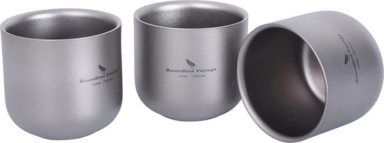 Boundless Voyage Camping Mug Titanium Single Layer Tea Coffee Cup