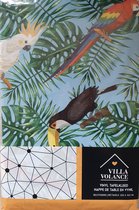 Villa-Volance-Tafelkleed-Vinyl-Zomer-Kaketoe-Papegaai-Toekan-200x140cm